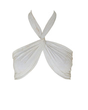 Load image into Gallery viewer, Tie Band Bikini Top - Off-Texture Print