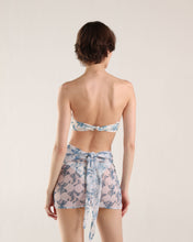 Load image into Gallery viewer, Front Knot TQC Bikini Top - Geometric Print