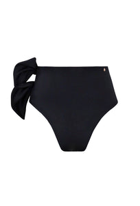 Hang Glider Ties Bikini Bottom  - Black