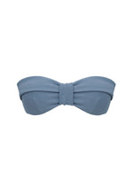 Load image into Gallery viewer, Straight With Passage Bikini Top - Blue