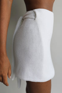 Short Crochet Pareo - Off-White