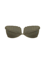 Load image into Gallery viewer, Bias Nervura Structured TQC Bikini Top - Military Green