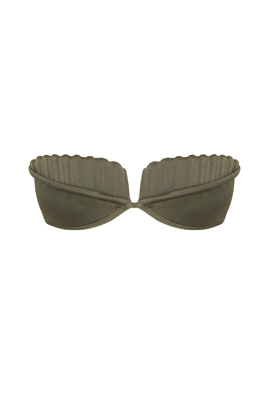 Bias Nervura Structured TQC Bikini Top - Military Green