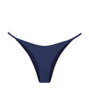 Load image into Gallery viewer, Triangle With Fixed Strap Bikini Bottom - Navy Crepe