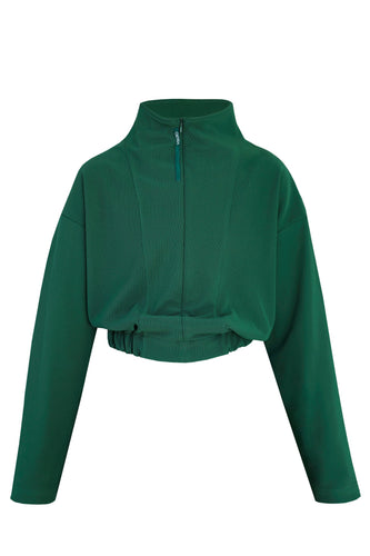 Jacket - Green Ribbed Flag