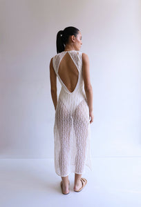 Top Straight Crochet Cutouts - Off-White