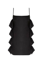 Load image into Gallery viewer, Short Lateral Ties Cover-Up  - Black Linen