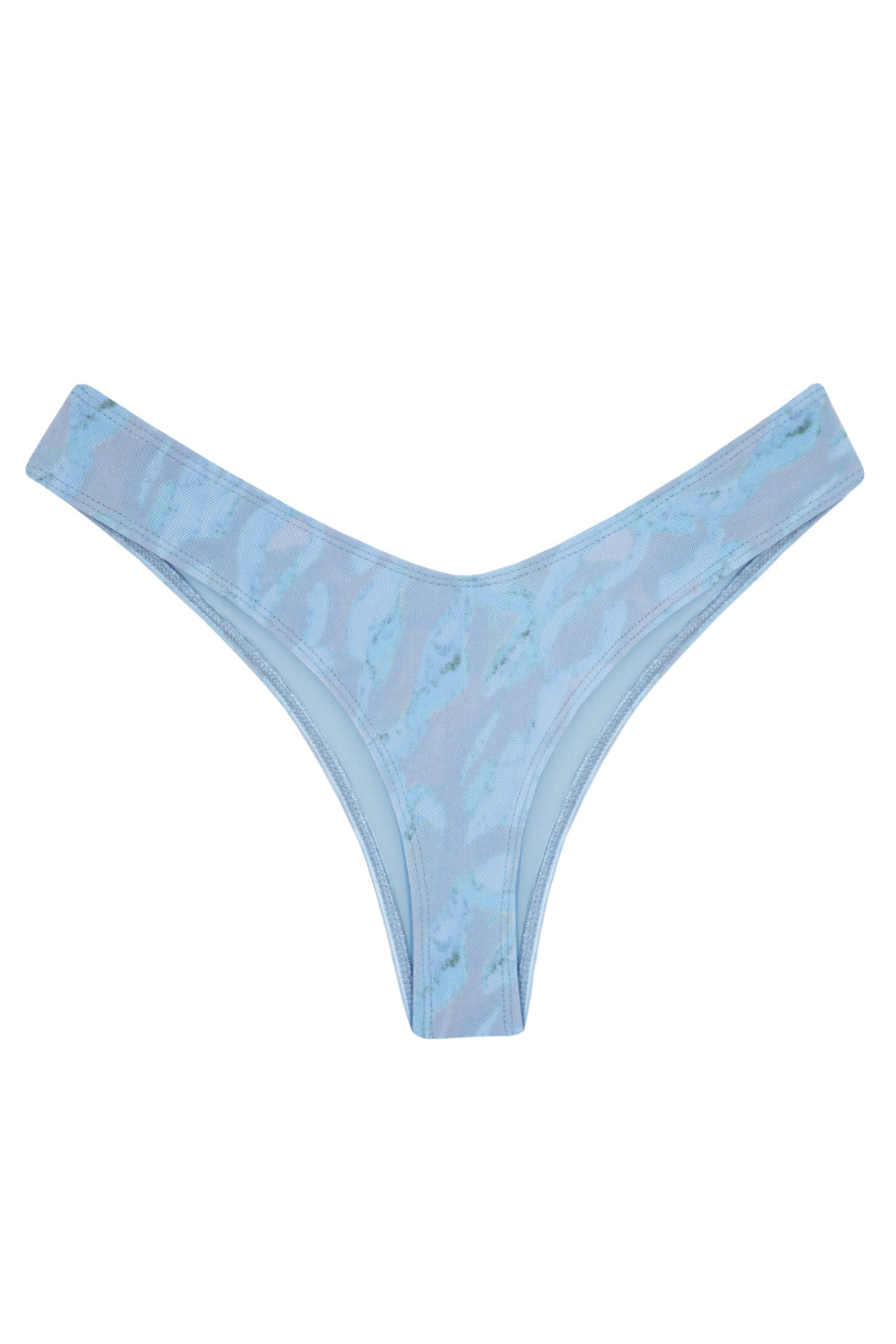 Hang Glider Bikini Bottom  - Blue Abstract