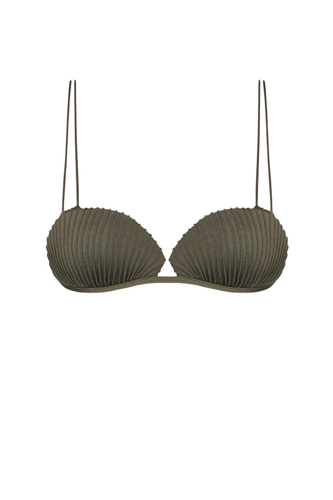 Shell Bikini Top - Military Green