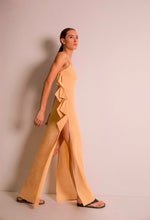 Load image into Gallery viewer, Long Beach Cover Up Lateral Bows - Linen Nuts