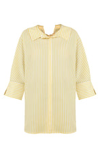 Load image into Gallery viewer, Tailoring Moorings Shirt Top - Yellow Stripes