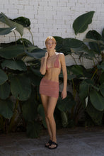 Load image into Gallery viewer, Mini Skirt with Ruffles Bottom - Grena Pink Tulle