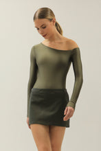 Load image into Gallery viewer, Low Waist Mini Skirt Bottom - Military Green