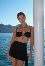 Load image into Gallery viewer, Nervura Square Bikini Top - Black