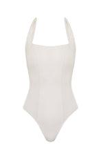 Load image into Gallery viewer, One-front Swimsuit with Band - Off-White