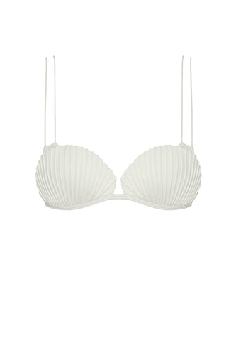 Shell Bikini Top - Off-White