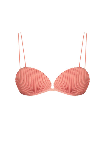 Shell Bikini Top - Rose