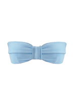 Load image into Gallery viewer, Straight With Passage Bikini Top - Light Blue