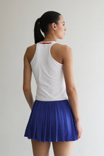 Load image into Gallery viewer, Pleated Skirt with Fixed Shorts Bottom - Blue