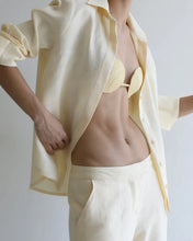 Load image into Gallery viewer, Tailoring Shirt Top - Creamy Linen