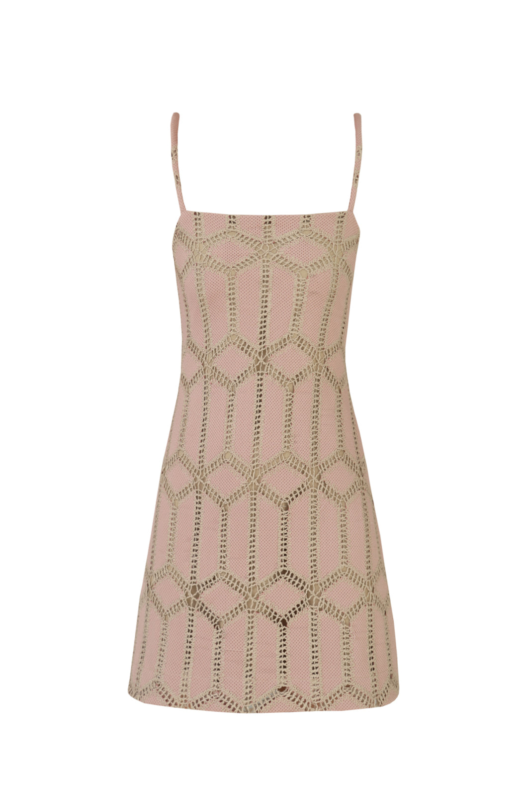 Mini Dress - Trico Rose Seco