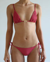 Load image into Gallery viewer, Triangle Bikini Bottom - Pomegranate