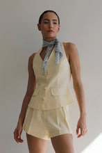 Load image into Gallery viewer, Tailoring One-front Vest Top - Creamy Linen