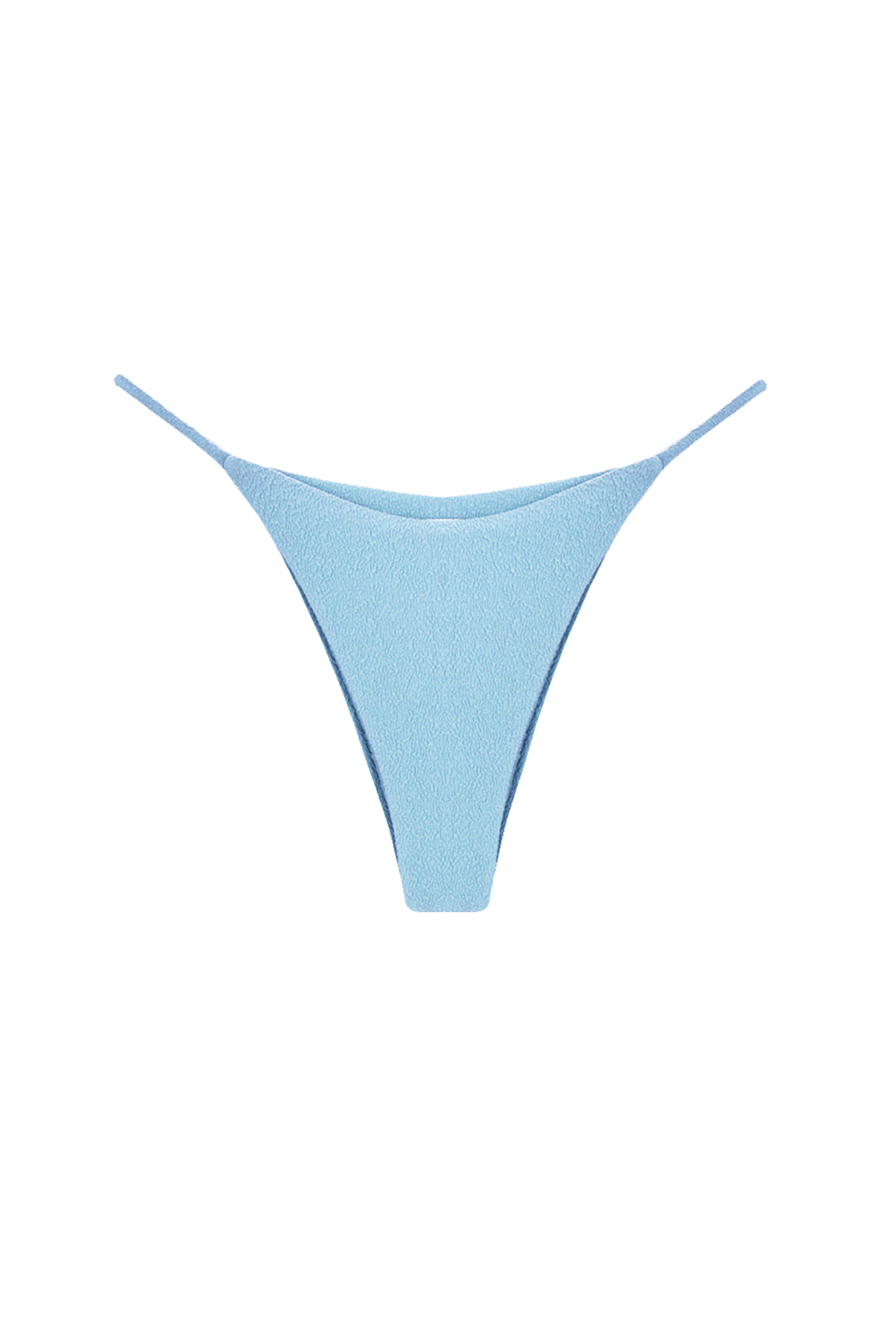 Triangle With Fixed Strap Bikini Bottom - Light Blue