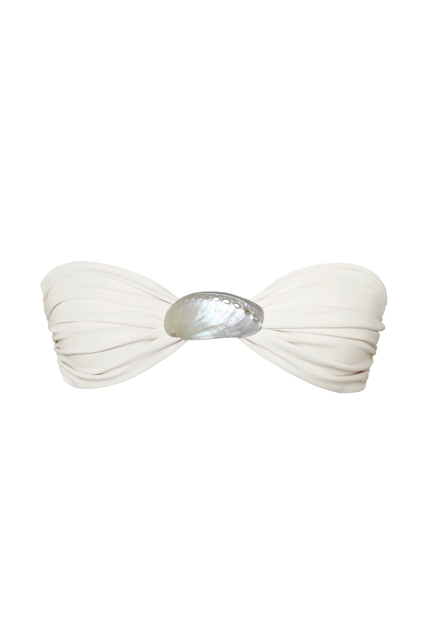 Organic Sea Shell Bikini Top - Off-White – Ostra Internacional