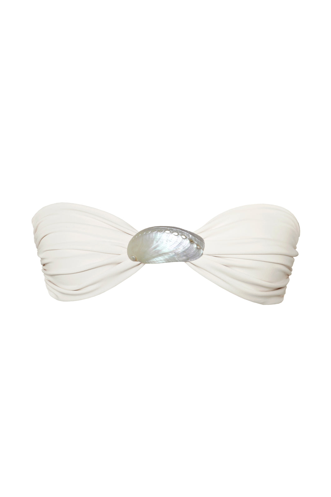 Organic Sea Shell Bikini Top - Off-White