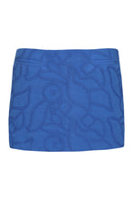 Load image into Gallery viewer, Embroidered Mini Skirt Bottom - Blue Embroidery