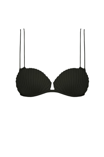 Shell Bikini Top - Black