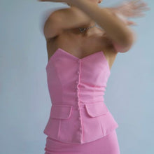 Load image into Gallery viewer, Strapless Vest - Persia Pink