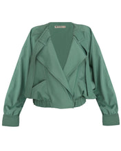 Load image into Gallery viewer, Jacket Top - Leaf Green