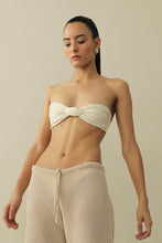 Load image into Gallery viewer, Shell Straight Bikini Top - Off-White