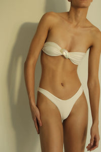 Organic Sea Shell Bikini Top - Off-White