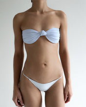 Load image into Gallery viewer, Front Knot Bandeau Bikini Top - Light Blue
