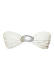 Load image into Gallery viewer, Organic Sea Shell Bikini Top - Off-White