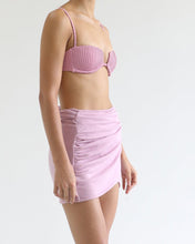 Load image into Gallery viewer, Ruched Mini Pareo Bottom - Dusty Rose Knit