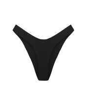 Load image into Gallery viewer, Hang Glider Bikini Bottom - Black Ribbed