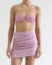 Load image into Gallery viewer, Ruched Mini Pareo Bottom - Dusty Rose Knit