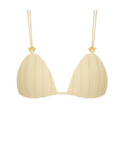 Load image into Gallery viewer, Pleated Bikini Top - Pear