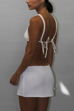 Load image into Gallery viewer, Nervura Triangle Bikini Top - Off-White Textura