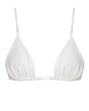 Load image into Gallery viewer, Triangle with Strap Details – Off-White Crepe