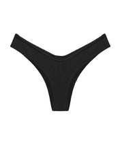 Load image into Gallery viewer, Hang Glider Robust Bias Bikini Bottom - Black Ribbed