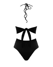 Load image into Gallery viewer, Side Slit Swimsuit - Black