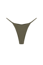 Load image into Gallery viewer, Triangle With Fixed Strap Bikini Bottom - Military Green