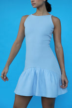 Load image into Gallery viewer, Ruched Mini Dress - Light Blue