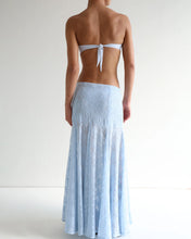 Load image into Gallery viewer, Cut-Out Maxi Skirt Bottom - Light Blue Lace