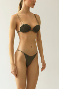 Shell Bikini Top - Military Green